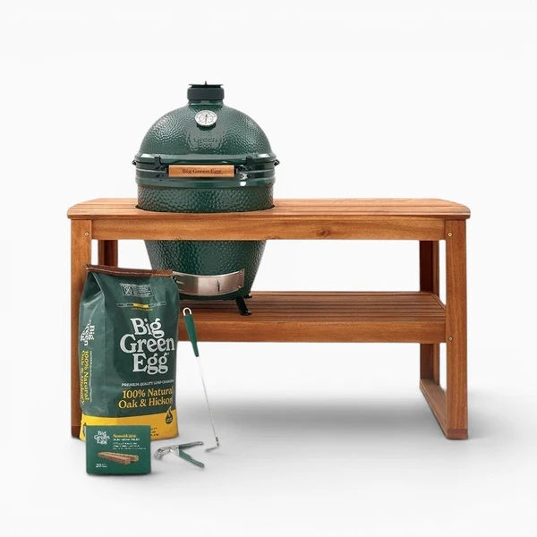 Big Green Egg Large Ceramic Grill - Table Bundle