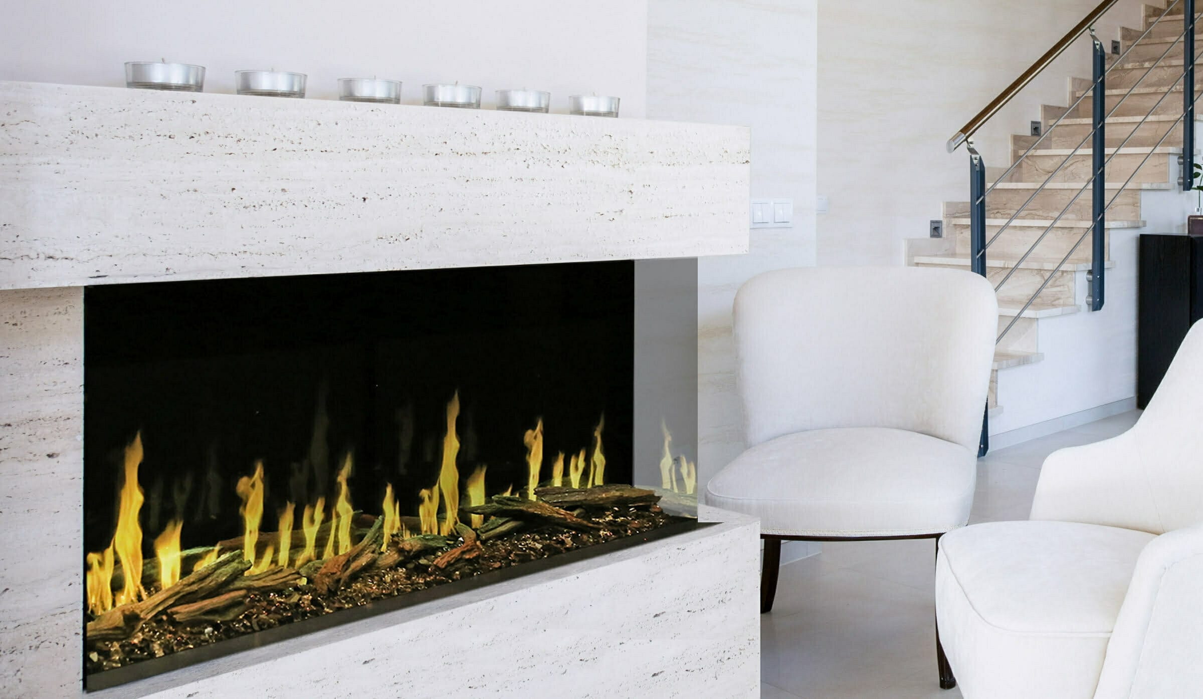 Modern Flames Orion Multi Series - 52 Inch Heliovision Electric Fireplace