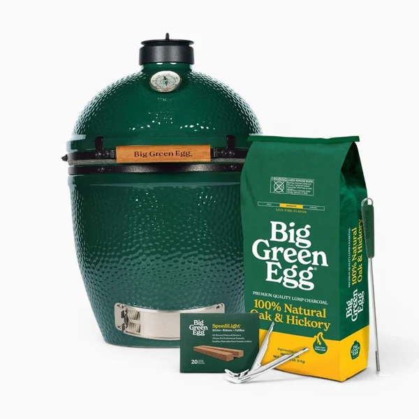 Big Green Egg Large Ceramic Grill - Built In Bundle