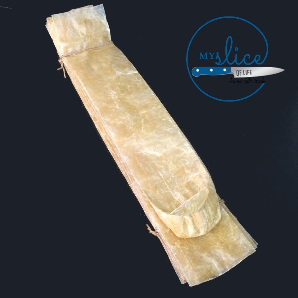 25x Natural Dehydrated Salami Casings 50 x 350mm