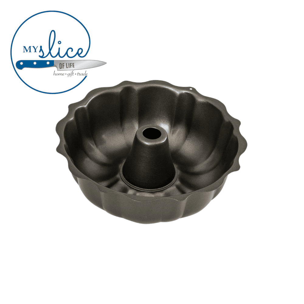 Bakemaster 10.5"/27cm Fluted Ring Cake Pan