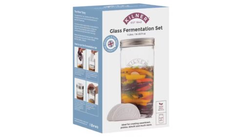 Kilner 1 Litre Glass Wide Mouth Fermentation Set