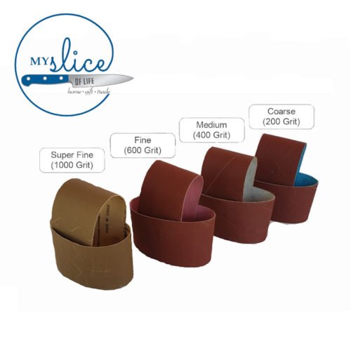 Nirey Replacement Abrasive Belts (Pair) - 4 Grits