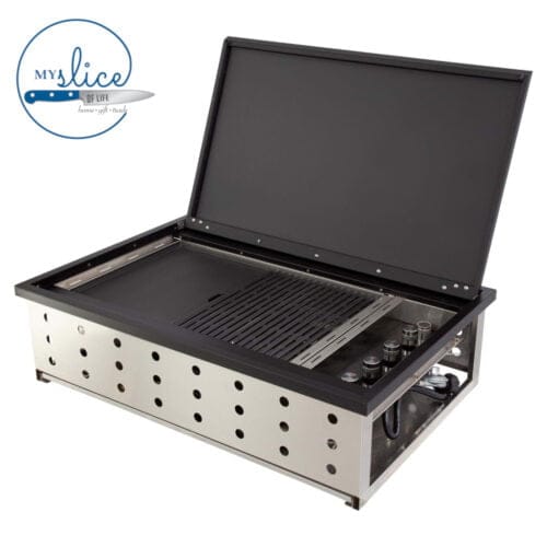 Gasmate Phoenix Black Drop-In 4 Burner BBQ