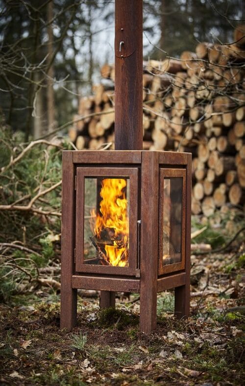 RB73 Quarbua XXL Wood Fireplace