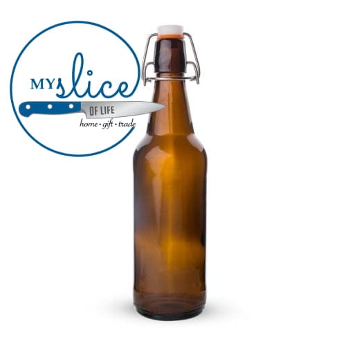 12 x 500ml Mangrove Jack's Amber Flip Top Beer Bottles