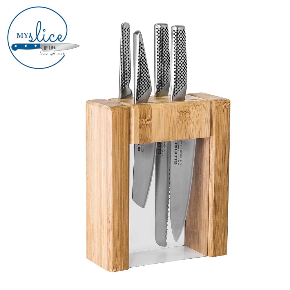 Global Ikasu V 5pc Teikoku Knife Block Set