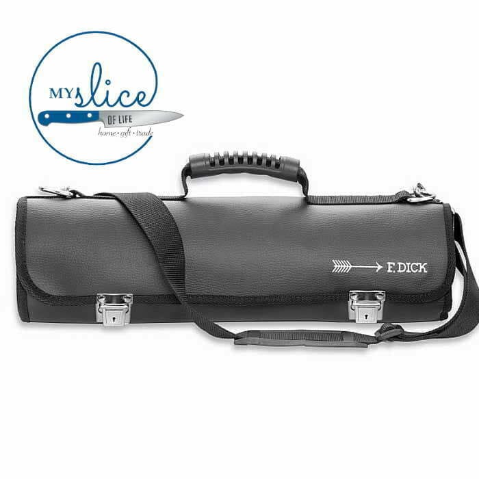F Dick 12 Pocket Lockable Leather Knife Roll 8106301