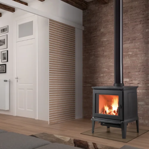Hergom E-30M Freestanding Wood Fireplace