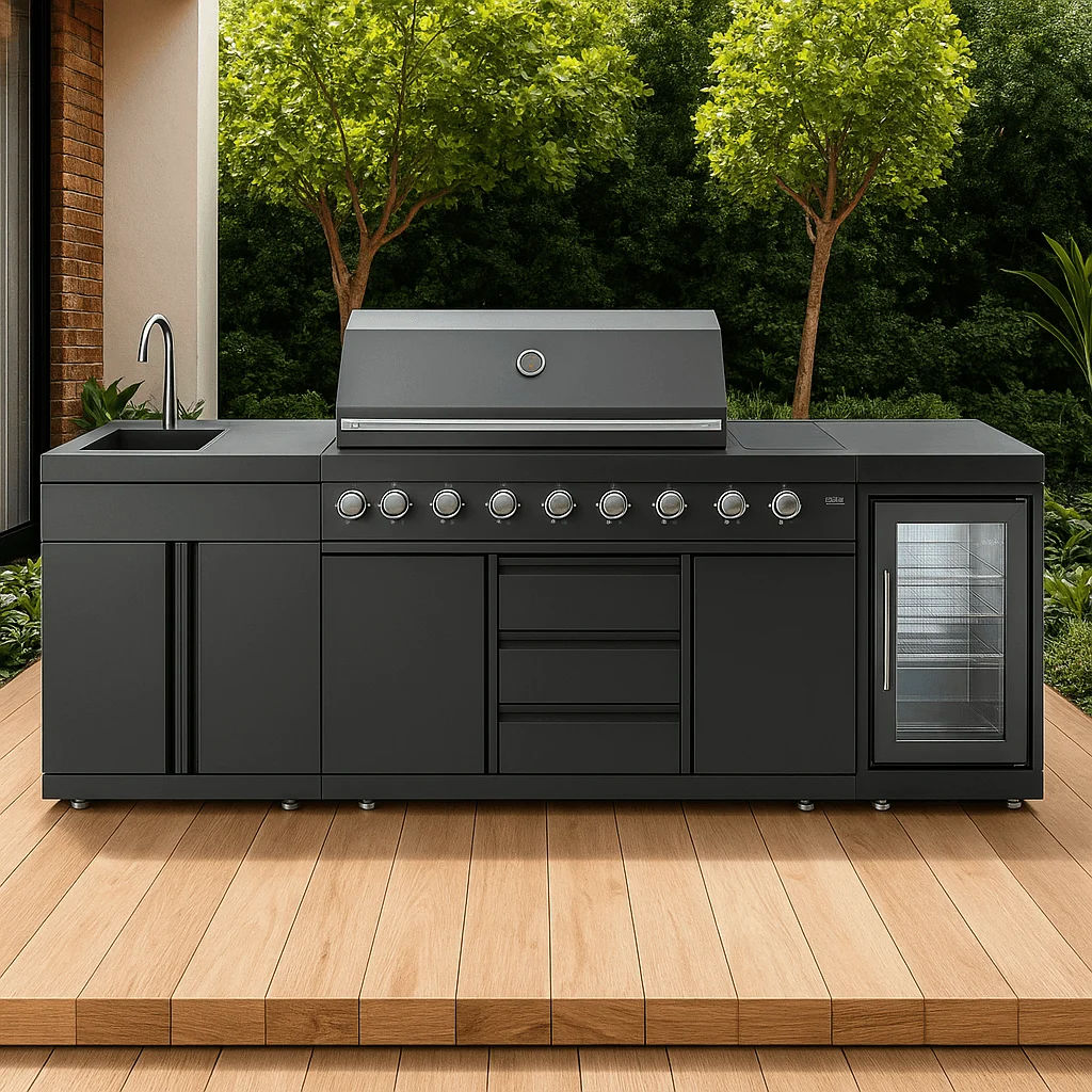 Gasmate Saturn 6 Burner BBQ Kitchen