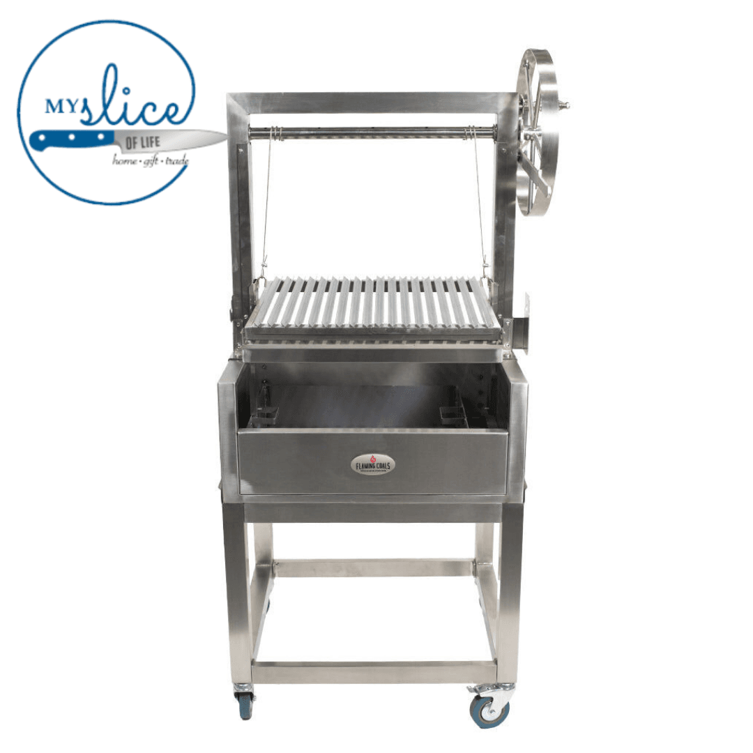 Flaming Coals Stainless Steel Parrilla Grill 610 x 550