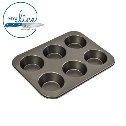 Bakemaster 6 Cup Large Muffin Pan
