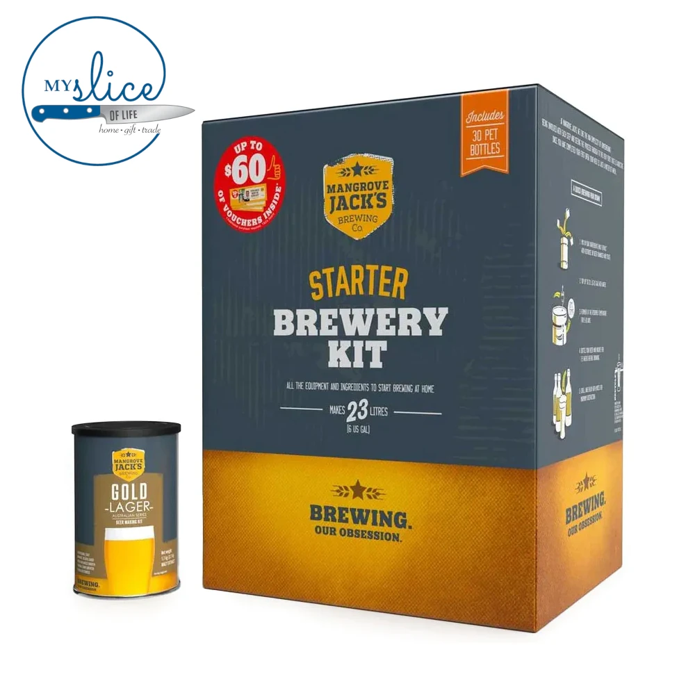 Mangrove Jacks Starter Brewery Kit & 30 PET Brewing Bottles
