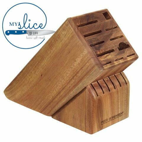 Peer Sorensen Beech/Acacia Wood 17 Slot Knife Blocks
