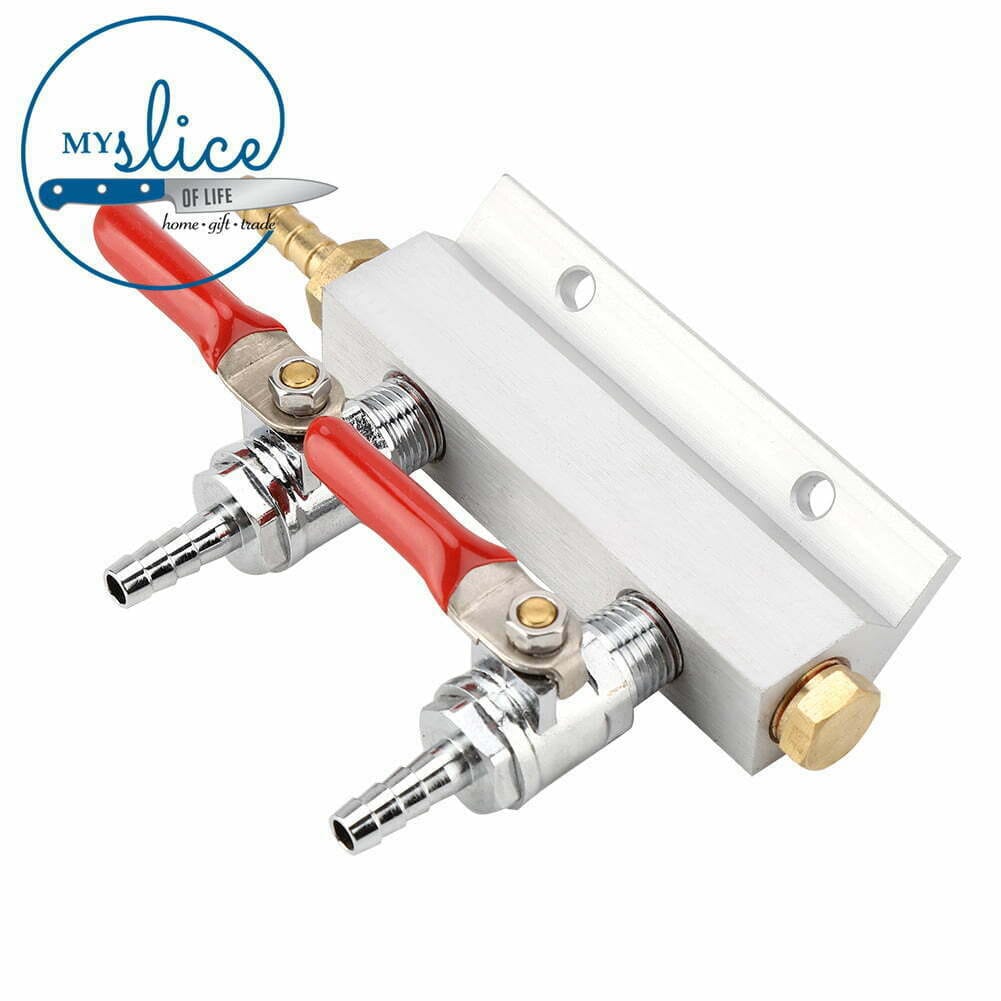 Gas Line Manifold Splitter With Check Valve - 2, 3 or 4 Output